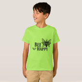 Bee Happy Tシャツ (正面フル)