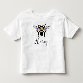 Bee Happy Toddler Tシャツ