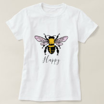 Bee Happy Women's Tシャツ