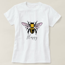 Bee Happy Women's Tシャツ