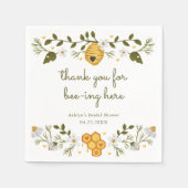 Bee Here に感謝の気持ちを込めたカクテルナプキン スタンダードカクテルナプキン (正面)