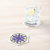 Bee Hex Sign Coaster ペーパーコースター (インサイチュ)