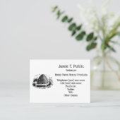 Bee Hive and Bees & 2026 Year Calendar 名刺 (スタンド正面)