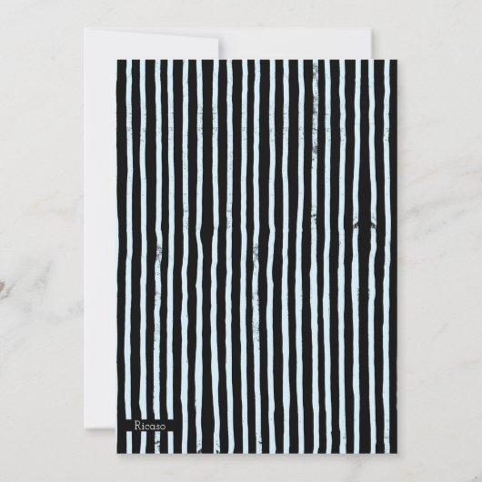 Bee Hive Baby Shower By Mailで一緒に行けない 招待状 (裏面)