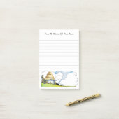 Bee Hive Landscape Etchingカスタムの注意点 ポストイット (デスク上)