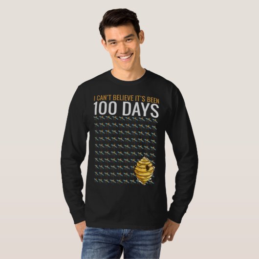 Bee Hive Tree 100 Days Of School Teacher Boys Tシャツ (正面フル)