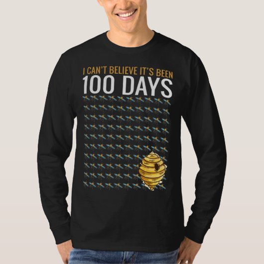 Bee Hive Tree 100 Days Of School Teacher Boys Tシャツ (正面)