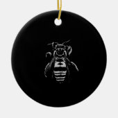 Bee - Honey - Bee Sting セラミックオーナメント (正面)