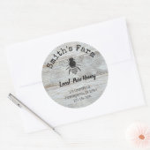 Bee Honey Business Product 3インチラウンドステッカー ラウンドシール (封筒)