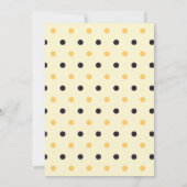 Bee Honey He Or Her Reveal 招待状 (裏面)