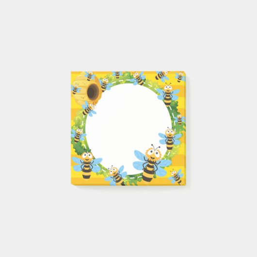 Bee Honey Post-Itノート ポストイット (正面)