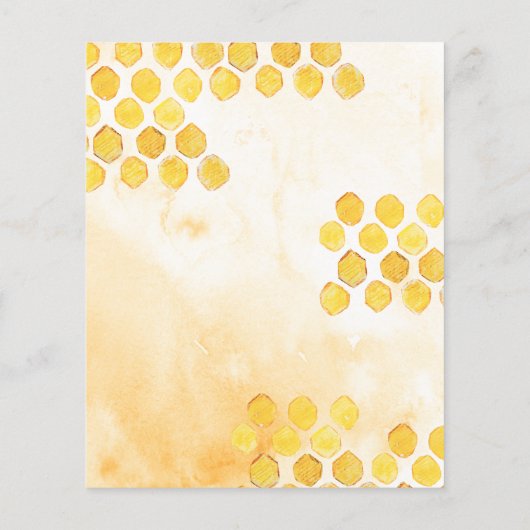 Bee Honeybeeの予算フローラブライダルシャワー (裏面)