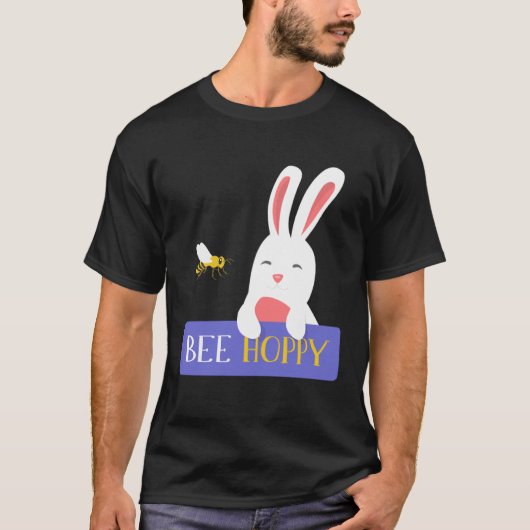 Bee Hoppy  Animals Bestfriends Bunny Hopper Bunny Tシャツ (正面)