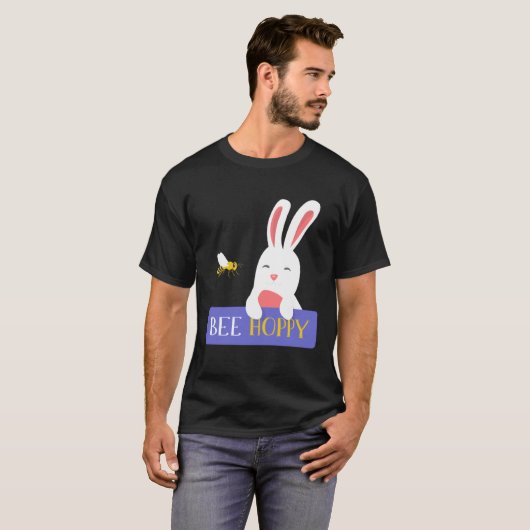 Bee Hoppy  Animals Bestfriends Bunny Hopper Bunny Tシャツ (正面フル)