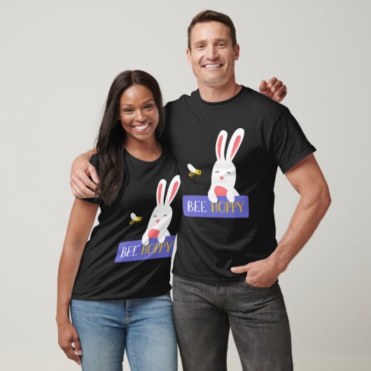 Bee Hoppy  Animals Bestfriends Bunny Hopper Bunny Tシャツ (ユニセックス)