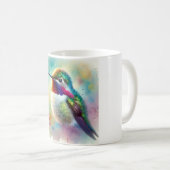 Bee Hummingbird 020924AREF120 - Watercolor コーヒーマグカップ (正面右)