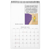 Bee-ing Apis 「Welcome to Bee School」カレンダー カレンダー (2月 2022)