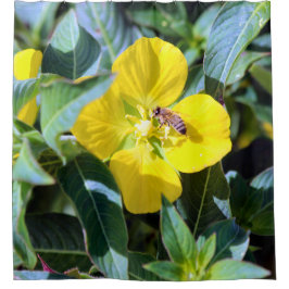 Bee-ing Productive シャワーカーテン