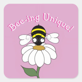 Bee-ing Unique Sticker スクエアシール