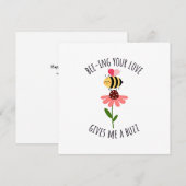 Bee-ing Your Love Gives Me a Buzz Flat Card シーズンカード (正面/裏面)