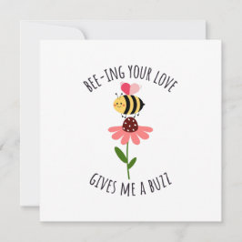 Bee-ing Your Love Gives Me a Buzz Flat Card シーズンカード