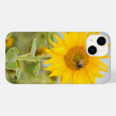bee iPhone 14ケースのひまわり Case-Mate iPhoneケース (裏面 (横))