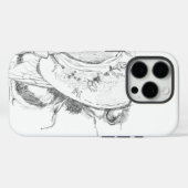 Bee iPhone 16 Pro カー Case-Mate iPhoneケース (裏面 (横))