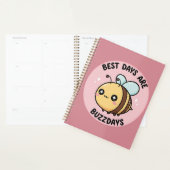 Bee Journal – Cute Pastel Bumblebee Notebook プランナー手帳 (ディスプレー)