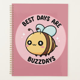 Bee Journal – Cute Pastel Bumblebee Notebook プランナー手帳