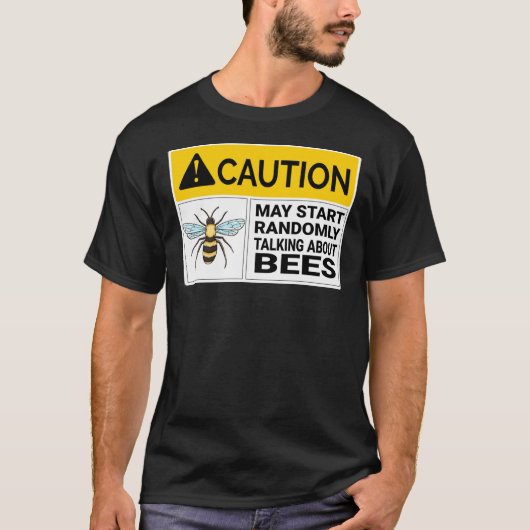 Bee Keeperの注意が始まる可能性がある Tシャツ (正面)