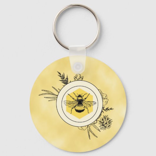 Bee Keychain キーホルダー (正面)