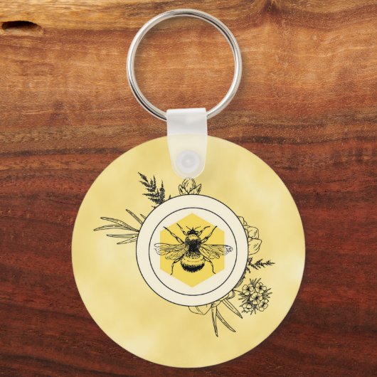 Bee Keychain キーホルダー (正面)