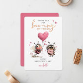 Bee Kids Classroom Valentines Day ノートカード (正面/裏面インサイチュ)