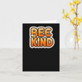 Bee Kindステッカー カード (黄色い花)