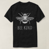 Bee Kind夏フェミニスト男性女性子供 Tシャツ (デザイン正面)