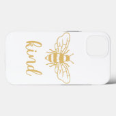 Bee Kind金ゴールドケースメイトiPhoneケース Case-Mate iPhoneケース (裏面 (横))