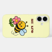 Bee Kind かわいい蜂のスマホケース Case-Mate iPhoneケース (裏面 (横))
