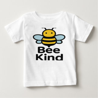 Bee Kind かわいい蜂Tシャツ | ポジティブな言葉 グラフィック ベビーTシャツ