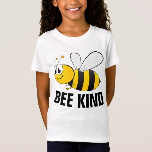 BEE KIND、のまわりにキッズTシャツ Tシャツ (正面)