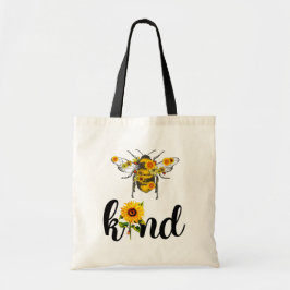 Bee Kind ひまわり 励ましの花 トートバッグ