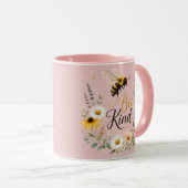 Bee Kind アクセントマグ マグカップ (正面右)