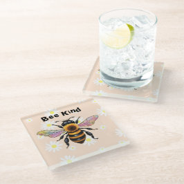 Bee Kind   ガラスコースター
