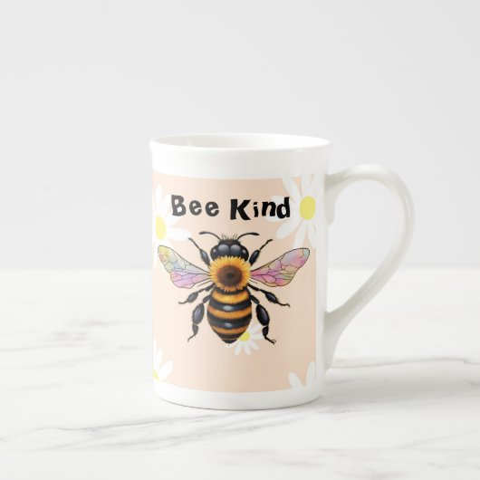 Bee Kind  ボーンチャイナマグカップ (右)
