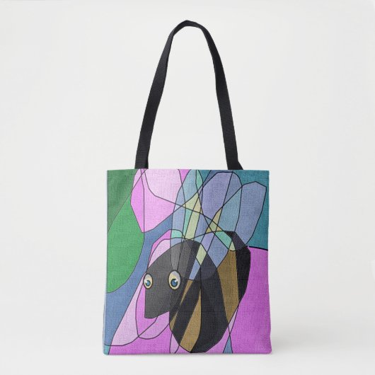 Bee Kind (肩): トートバッグ (正面)