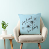 bee kind bee honey throw pillow クッション (椅子)
