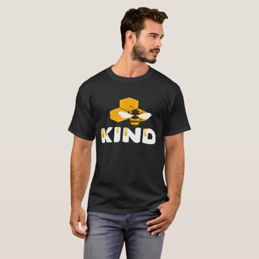 Bee Kind Beekeeper Beekeeping Honeybee Cute 1 Tシャツ (正面フル)