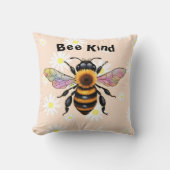 Bee Kind  Cushion クッション (正面)
