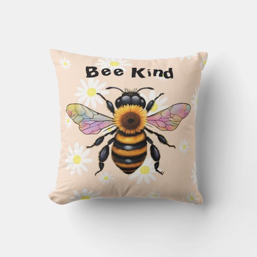 Bee Kind  Cushion クッション (正面)