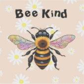 Bee Kind cut vinyl sticker シール (正面)