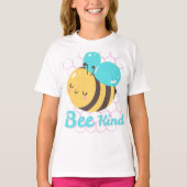 Bee Kind – Cute Positivity & Kindness Animal Desig Tシャツ (正面)